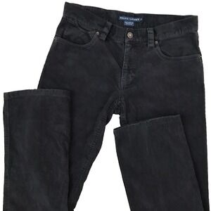 Ralph Lauren Corduroy Pants Classic Straight Womens Size 4 Navy Academia Preppy